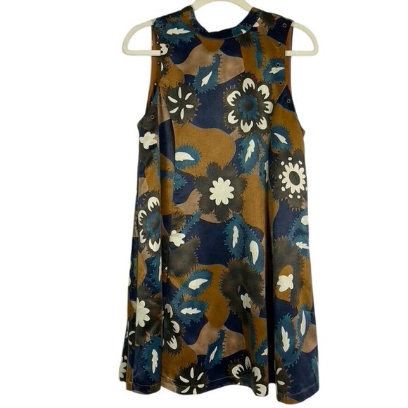 Moon River A Line Sleeveless Mini Terracotta Dress, size Medium - Picture 1 of 9
